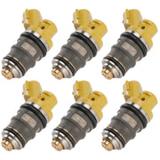 6PCS Fuel Injector 1001-87091 Fit Denso 650CC Fit Toyota Supra JZA80 2JZGTE 2JZ