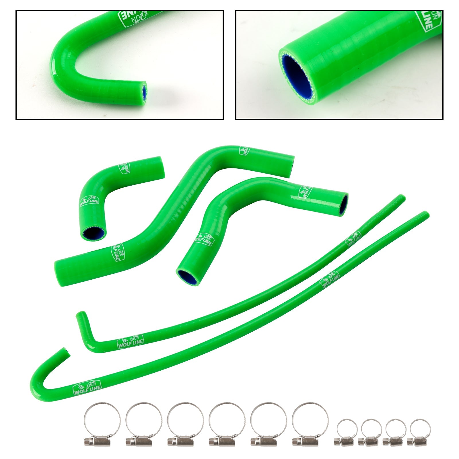 2017-2026 Kawasaki Z900 Silicone Radiator coolant Hose kit