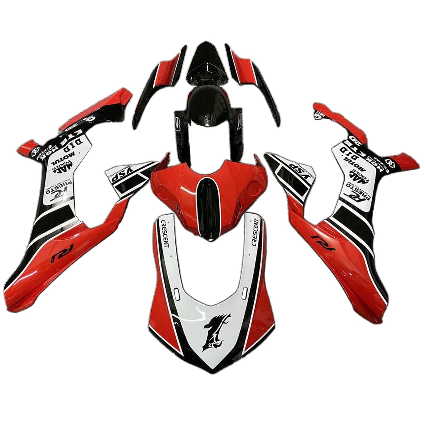 2020-2025 Yamaha YZF R1 Injection Fairing Kit Bodywork Plastic ABS #101