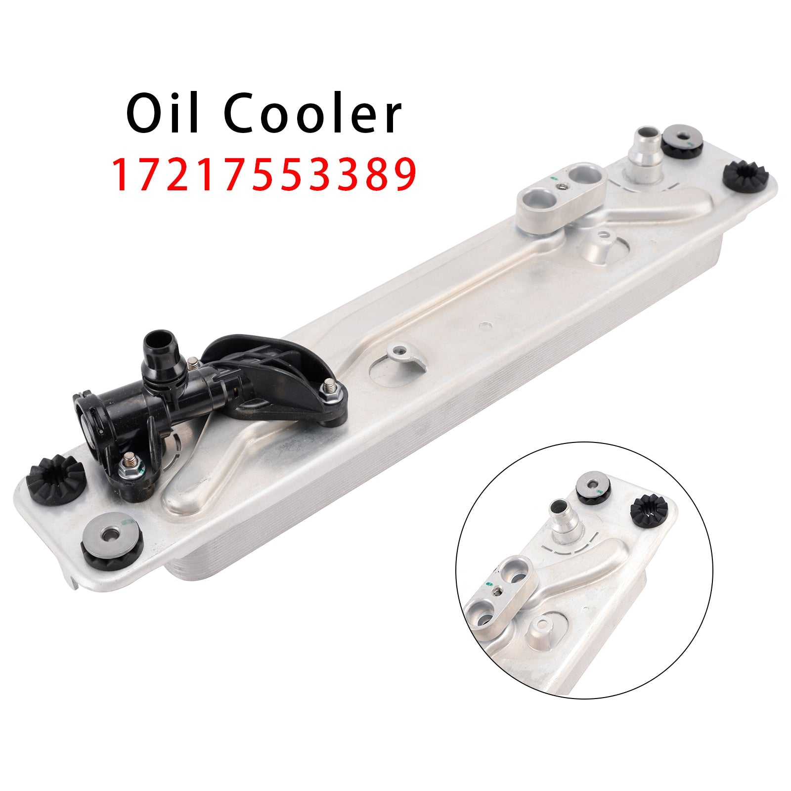 2010-2013 For BMW X6 xDrive35i E71/E72 L6 3.0L Auto Trans, Through 06/13 Transmission Oil Cooler w/ Thermostat 17217647315