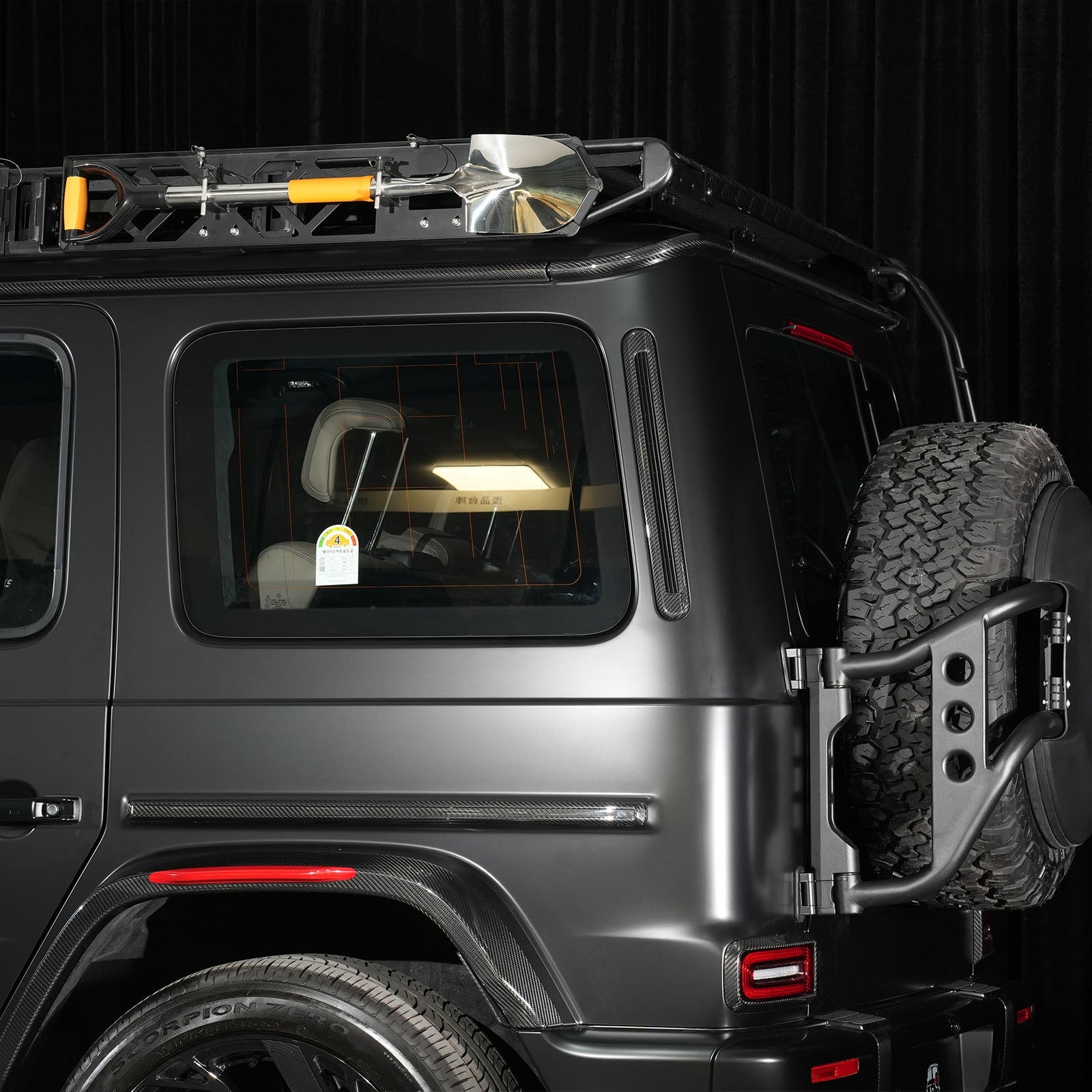 2025+ Fit Benz G Class G63 G550 Carbon Fiber Rear Side Air Vent Outlet Trim