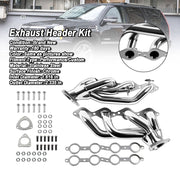 Header Manifold Exhaust Fit Chevy Silverado 1500HD 2001-2003 Fit GMC Sierra 1500