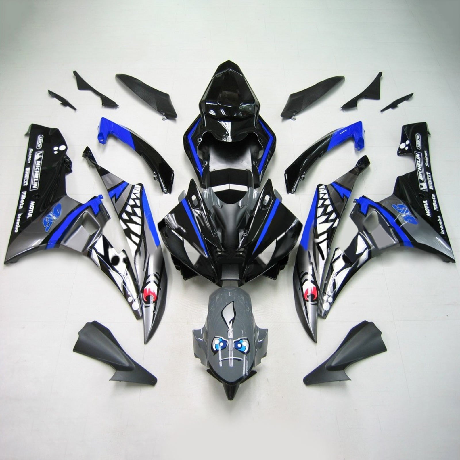 2006-2007 Yamaha YZF 600 R6 Fairing Kit Generic