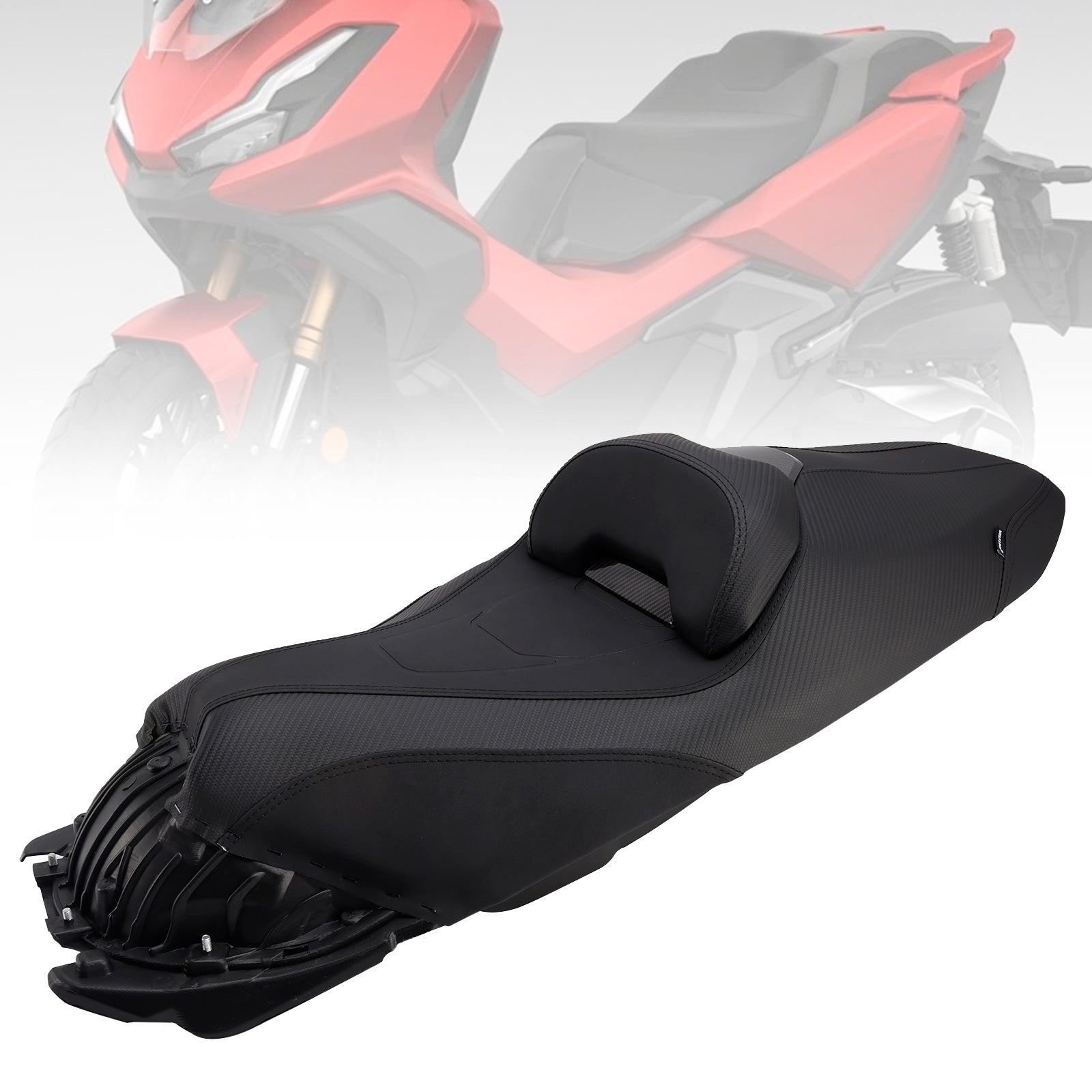 2022-2025 Honda Adv350 Adv 350 Rider Passenger Seat Complete Backrest Pad Orange