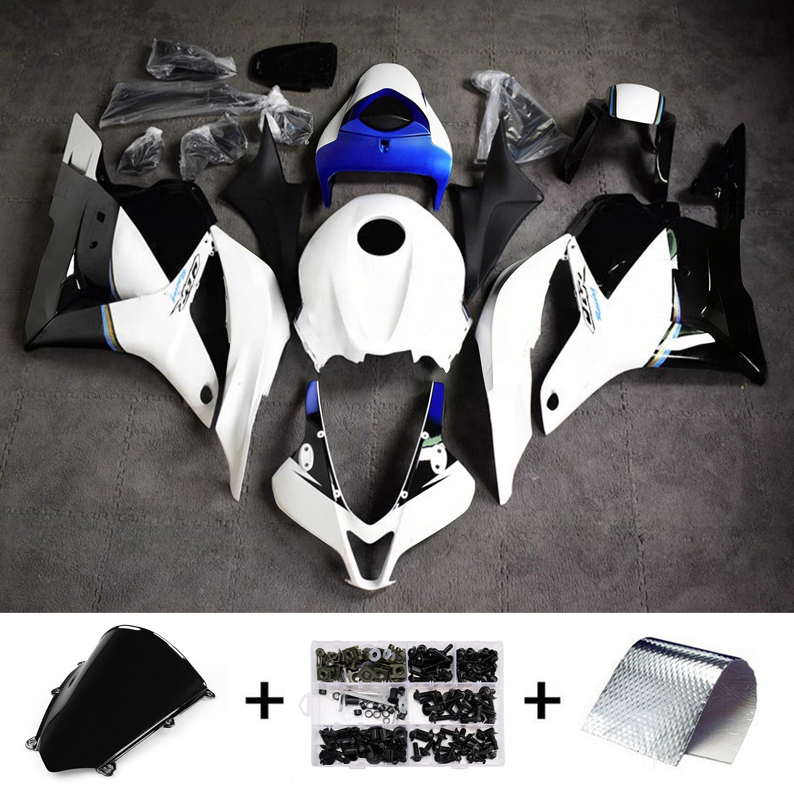 Injection Fairing Kit Bodywork Plastic ABS For Honda CBR600RR 2009-2012 F5