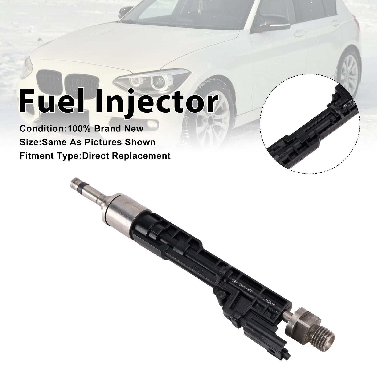 1Pcs Fuel Injector For BMW 5 Touring 2011-2017 BMW Z4 2011-2016 0261500212