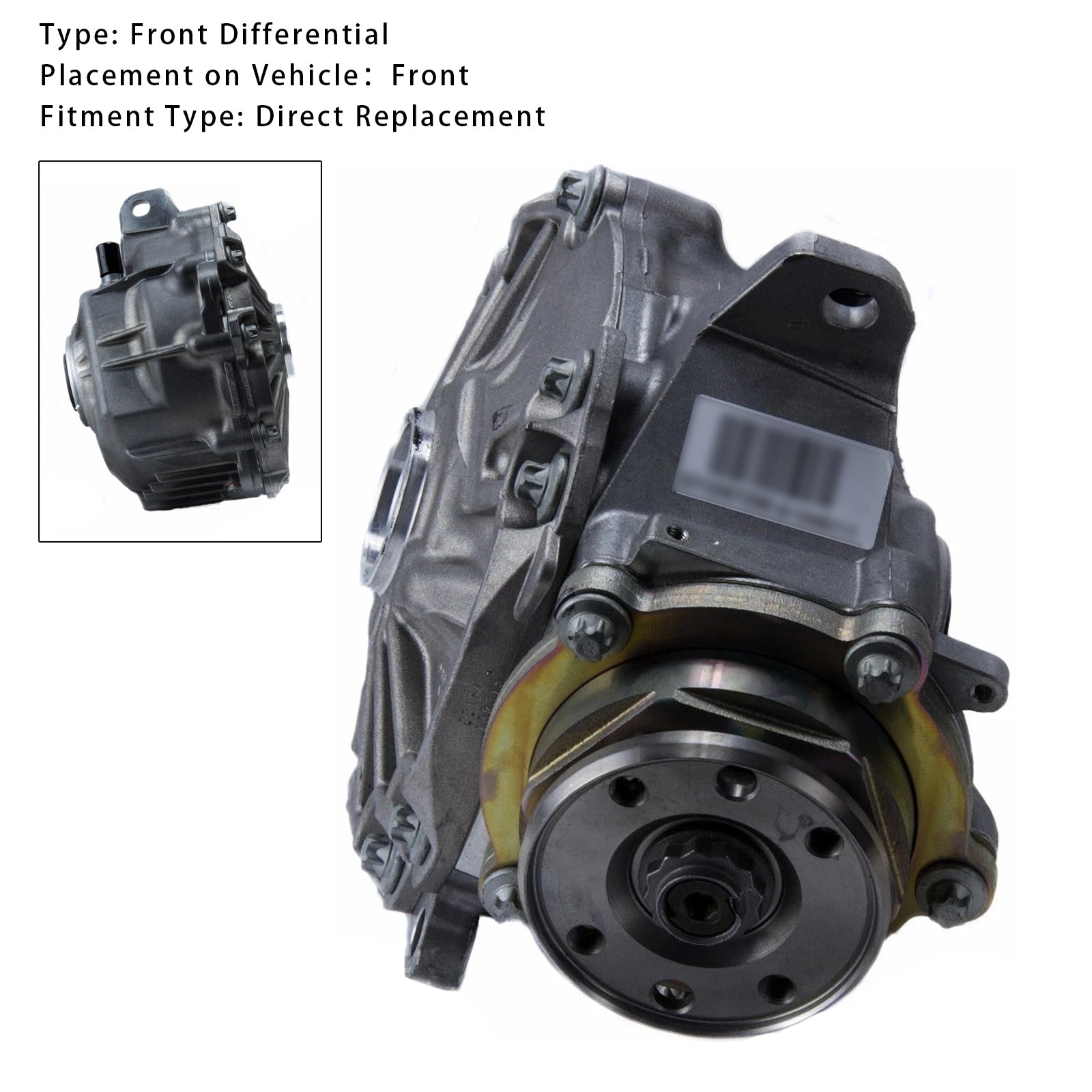 Mercedes Benz S-CLASS (W222) Front Differential 2213301702