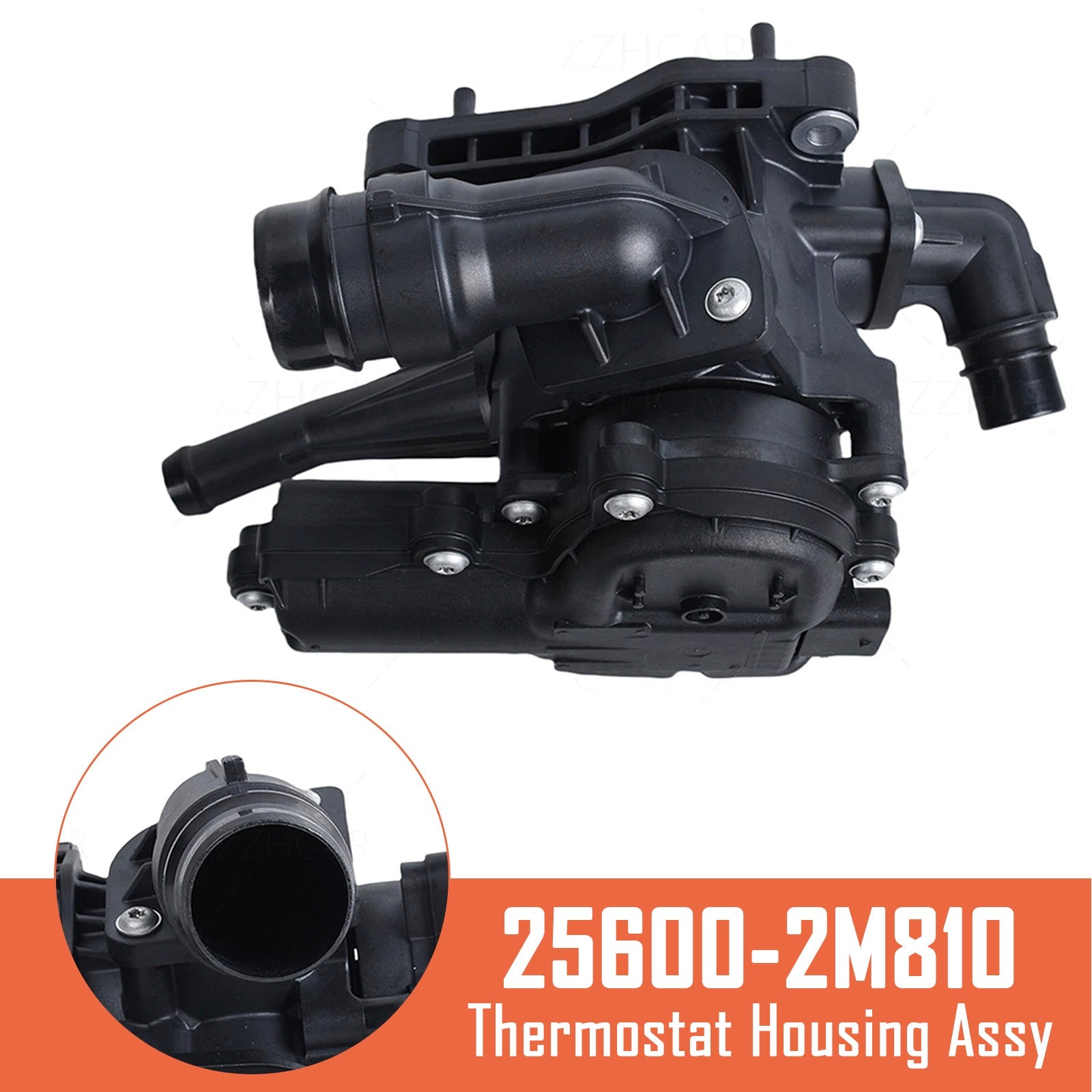 Thermostat Housing Assy for Hyundai Sonata 1.6L L4 2020-2023 25600-2M810