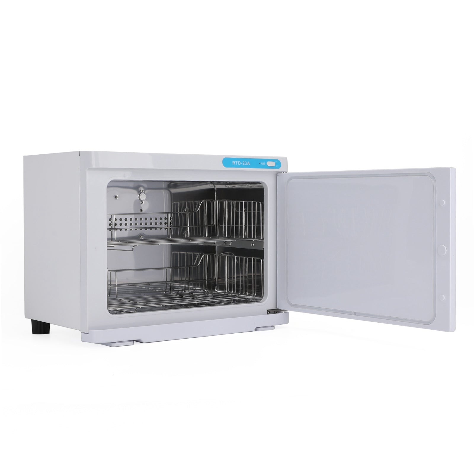 UV Sterilizer Box 23L Hot Towel Warmer Cabinet Facial Salon Beauty Equipment