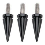 3X BLACK 1/2"-20 WINDSHIELD FAIRING MOUNTING SPIKE BOLTS FOR TOURING 1996-2013