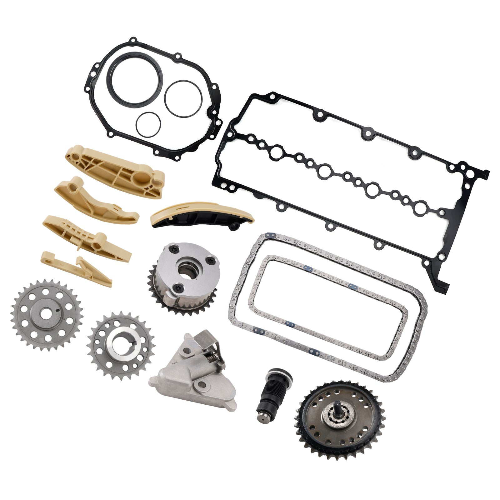 For Land Rover 2.0 D / SD4 Engine Codes: 204DTA 204DTD - AJ20D4 Timing Chain Kit AJ813317