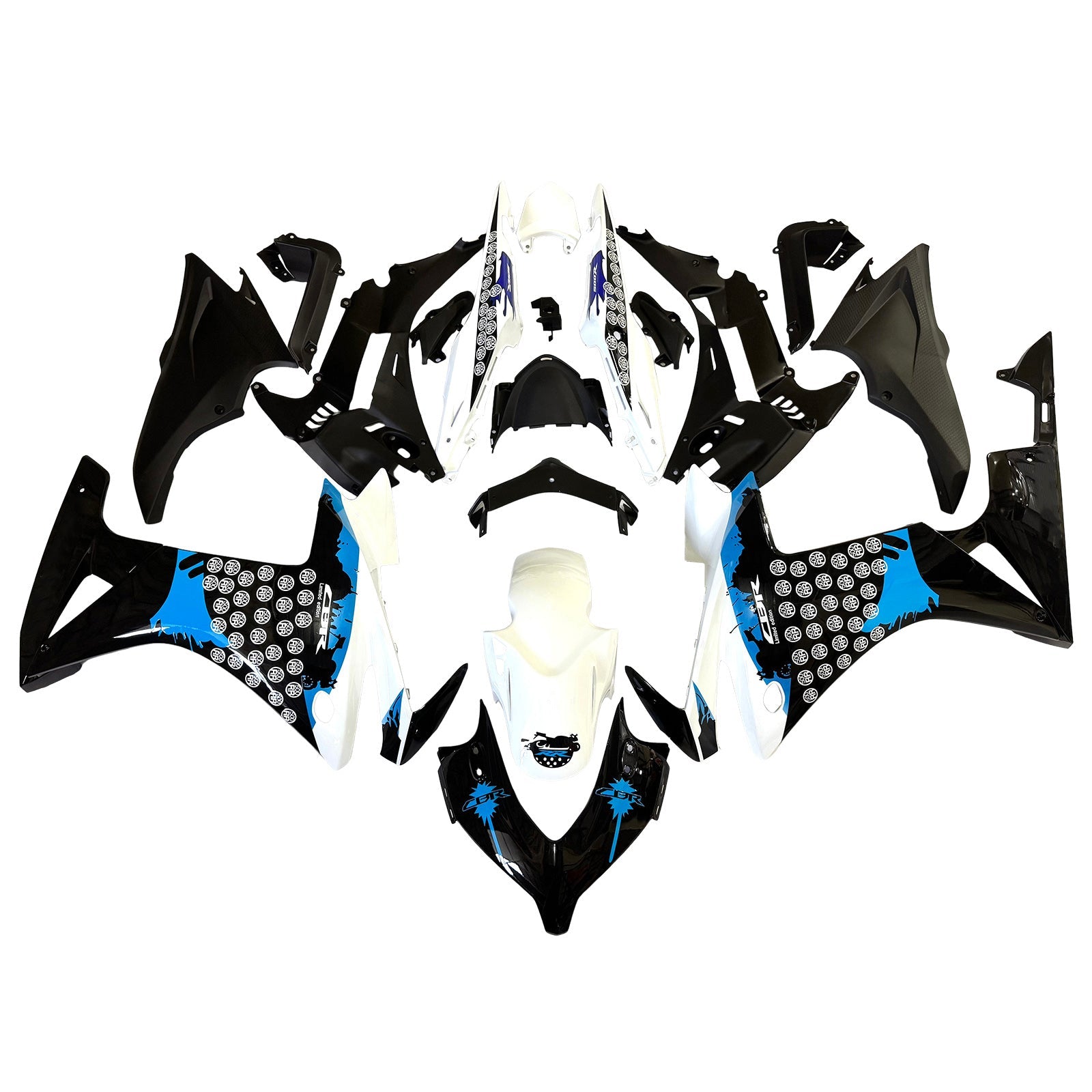 Injection Fairing Kit Bodywork Plastic ABS For Honda CBR500R 2013-2015