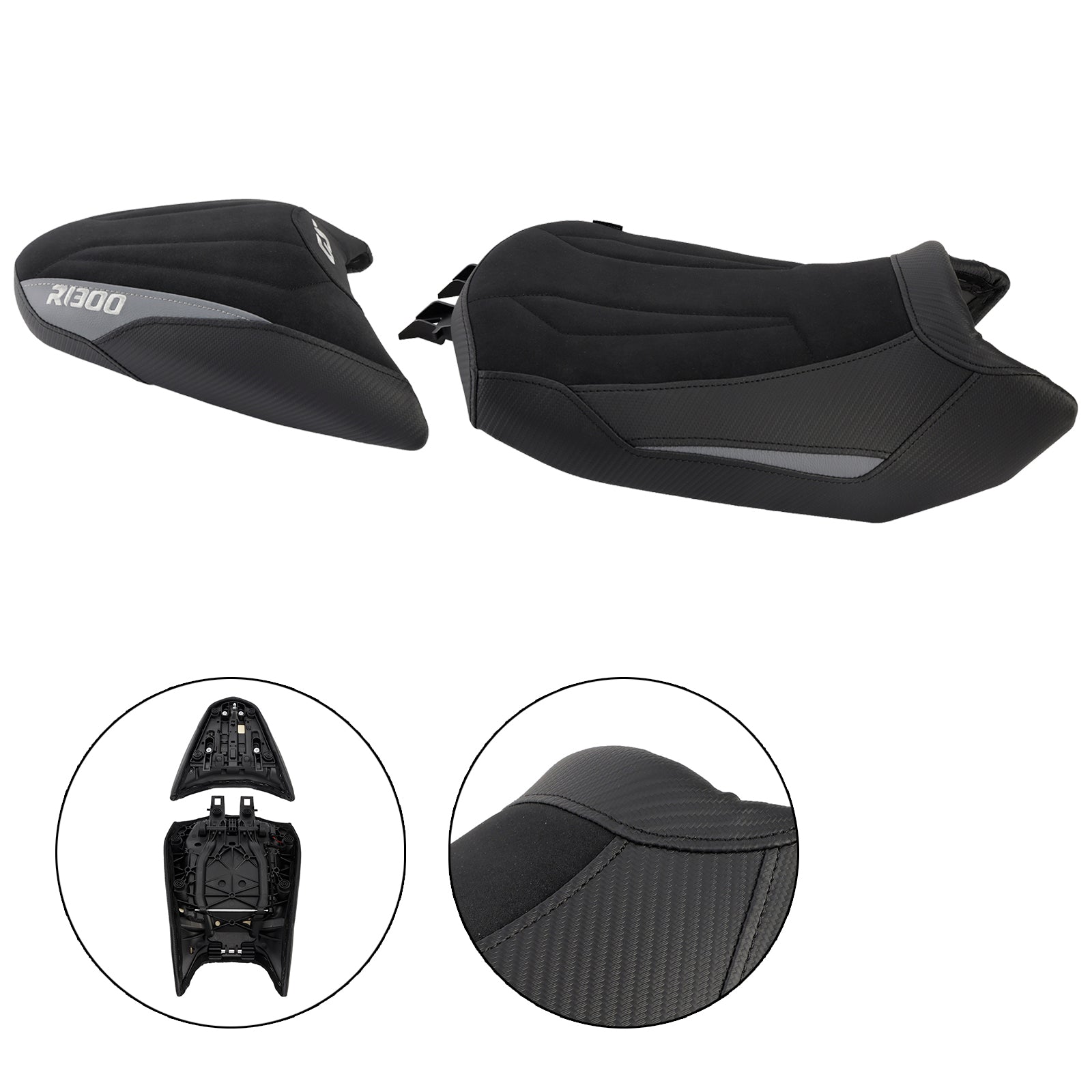 2024-2025 For Bmw R1300Gs R 1300 Gs Lower Front W/ Rear Seat Driver Pillion Gray