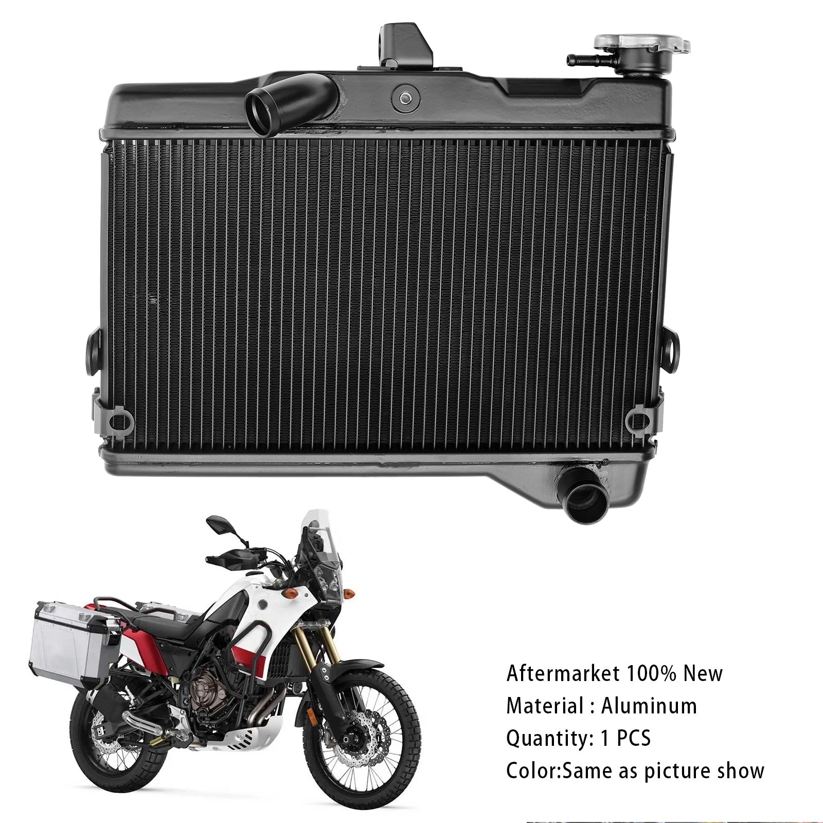 2019-2024 Yamaha Tenere 700 XTZ700 Radiator Cooling Engine Cooler
