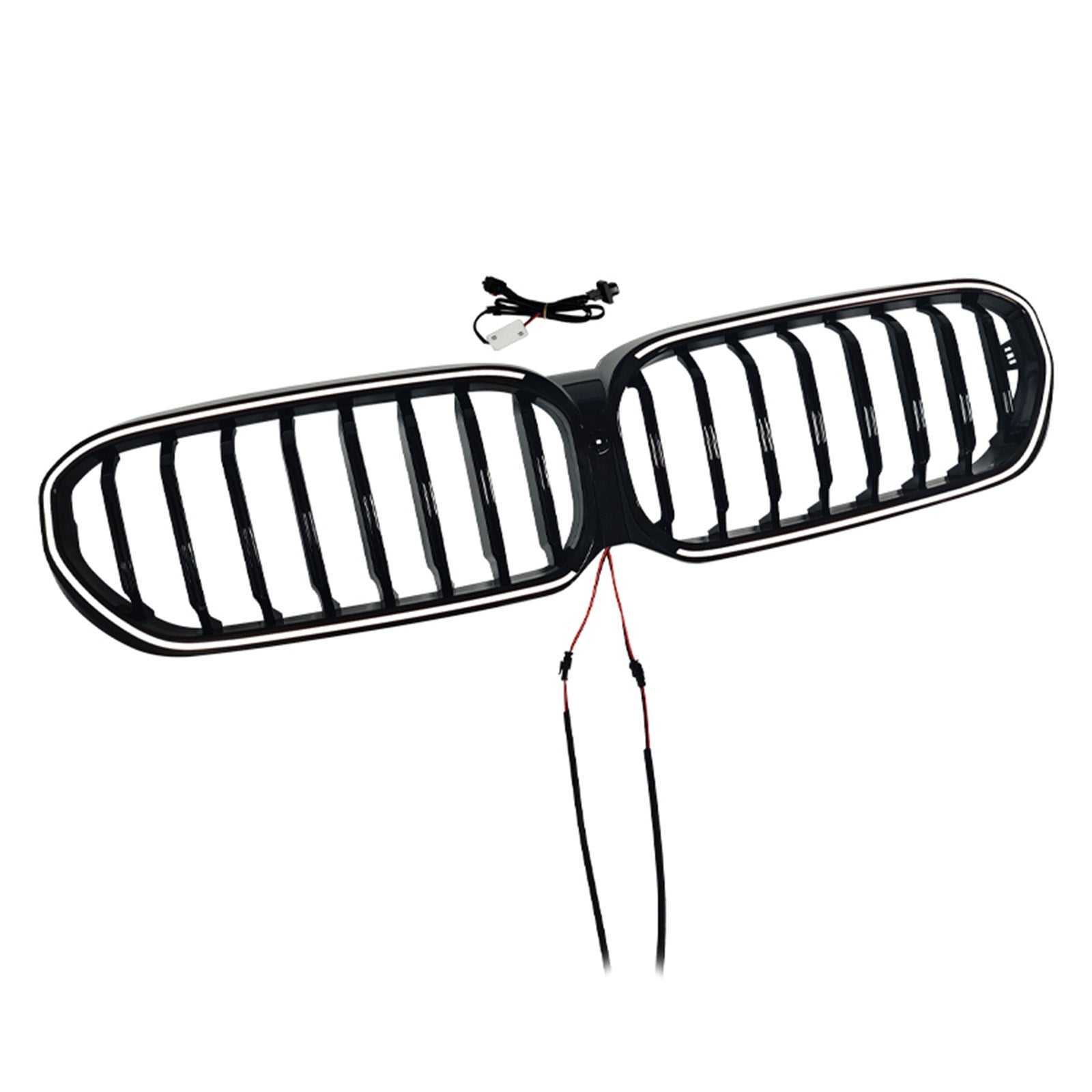 2021-2024 Fit BMW 5 Series G30 G38 Gloss Black Front Kidney Grill Grille