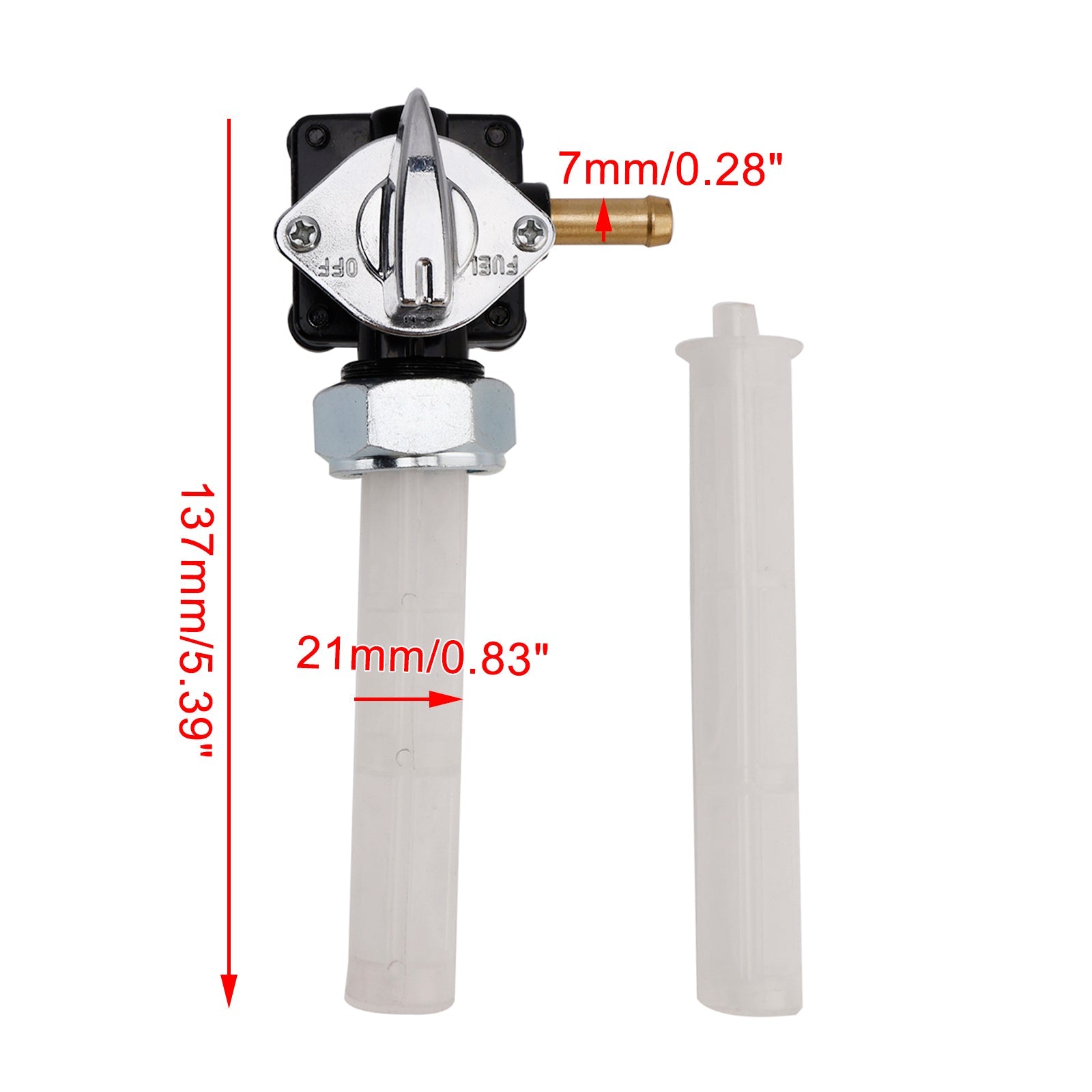 Gas Tank Fuel Cock Valve Petcock fit for Dyna Low Rider FXDL 1995-2001 61338-94D