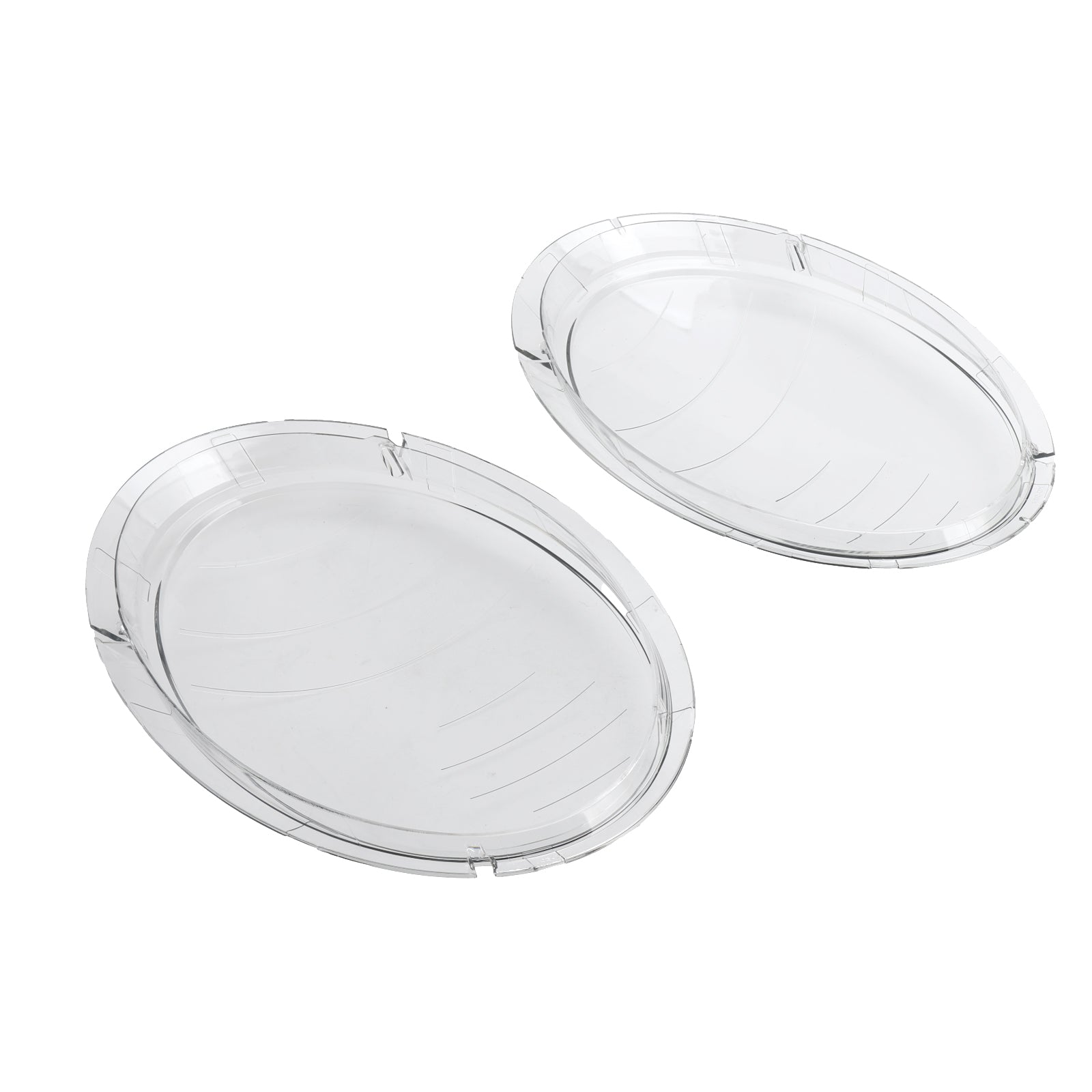 Mini Cooper R50 R53 Headlight Lens Plastic Cover Shell Left +Right 63126911701 02