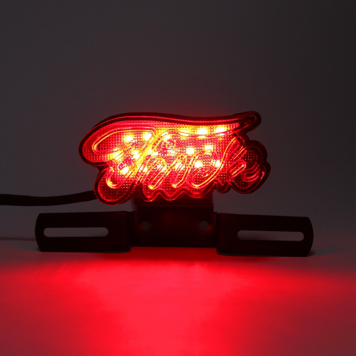 LED Brake Tail Light Running Lamp Plastic Housing For Chopper Motorcycle