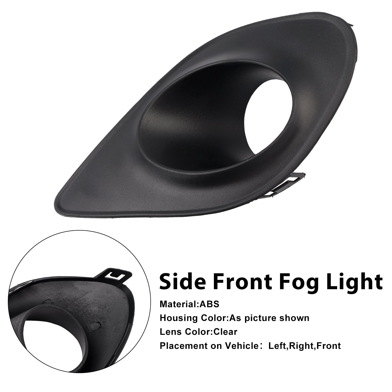 Left Side Fog Light Bezel For Dodge Charger 2015-2022 68280429AA