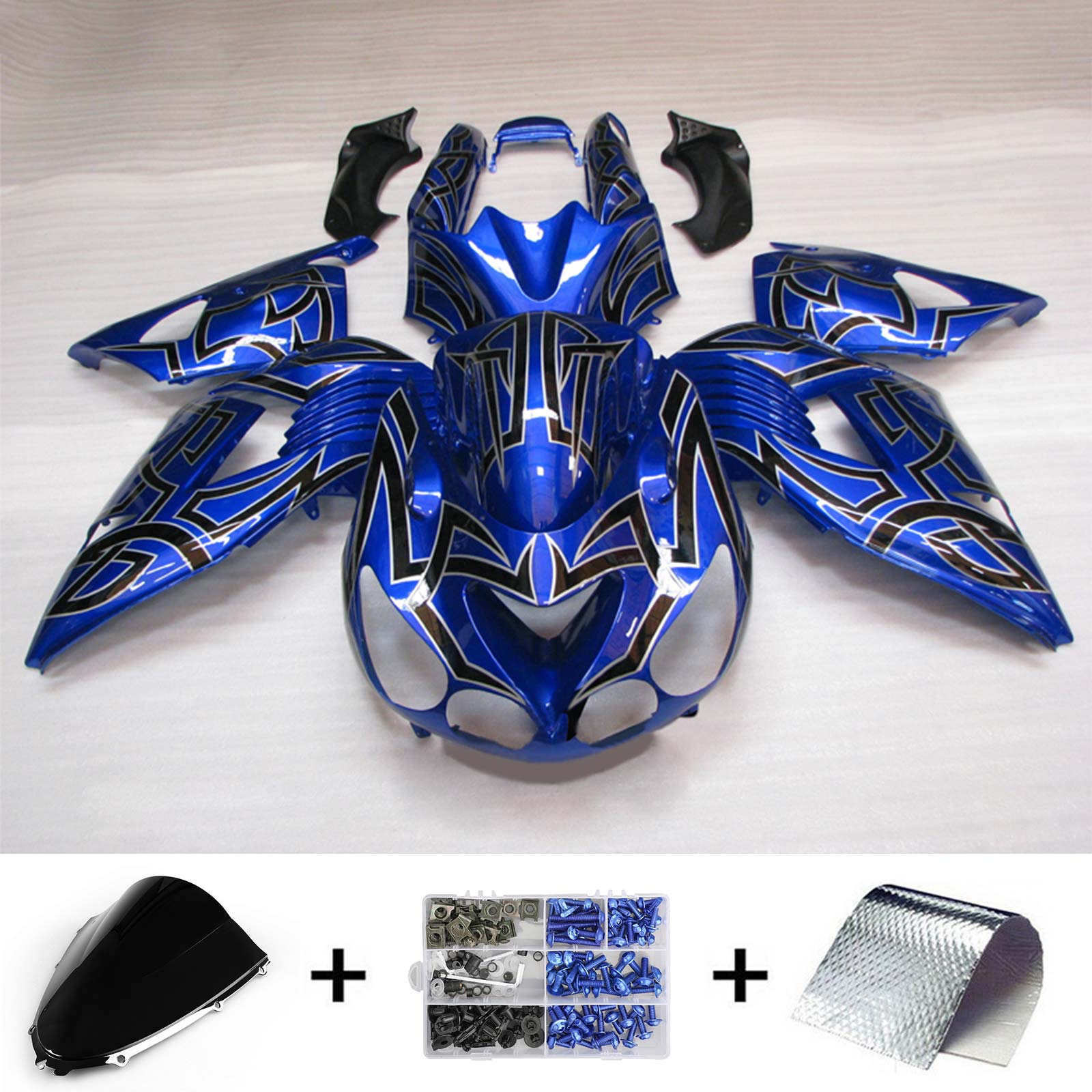 2006-2011 Kawasaki ZX14R Fairing Kit Bodywork Plastic ABS