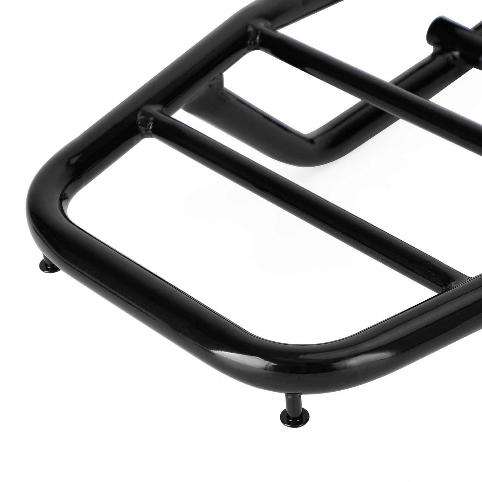 BRIGHT BLACK REAR CARRIER LUGGAGE RACK FOR METEOR 350 2021-2022