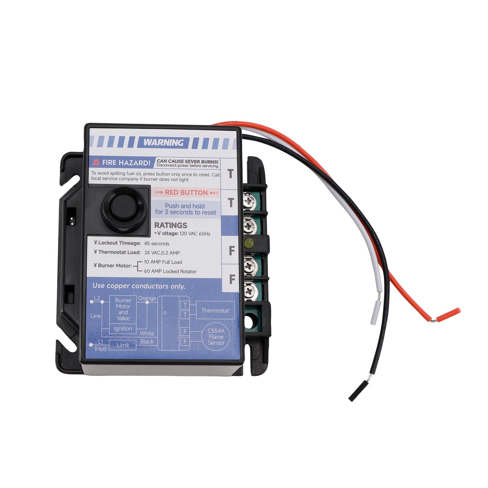 Intermittent Ignition Oil Primary Control Replaces ICM1503 R8184G