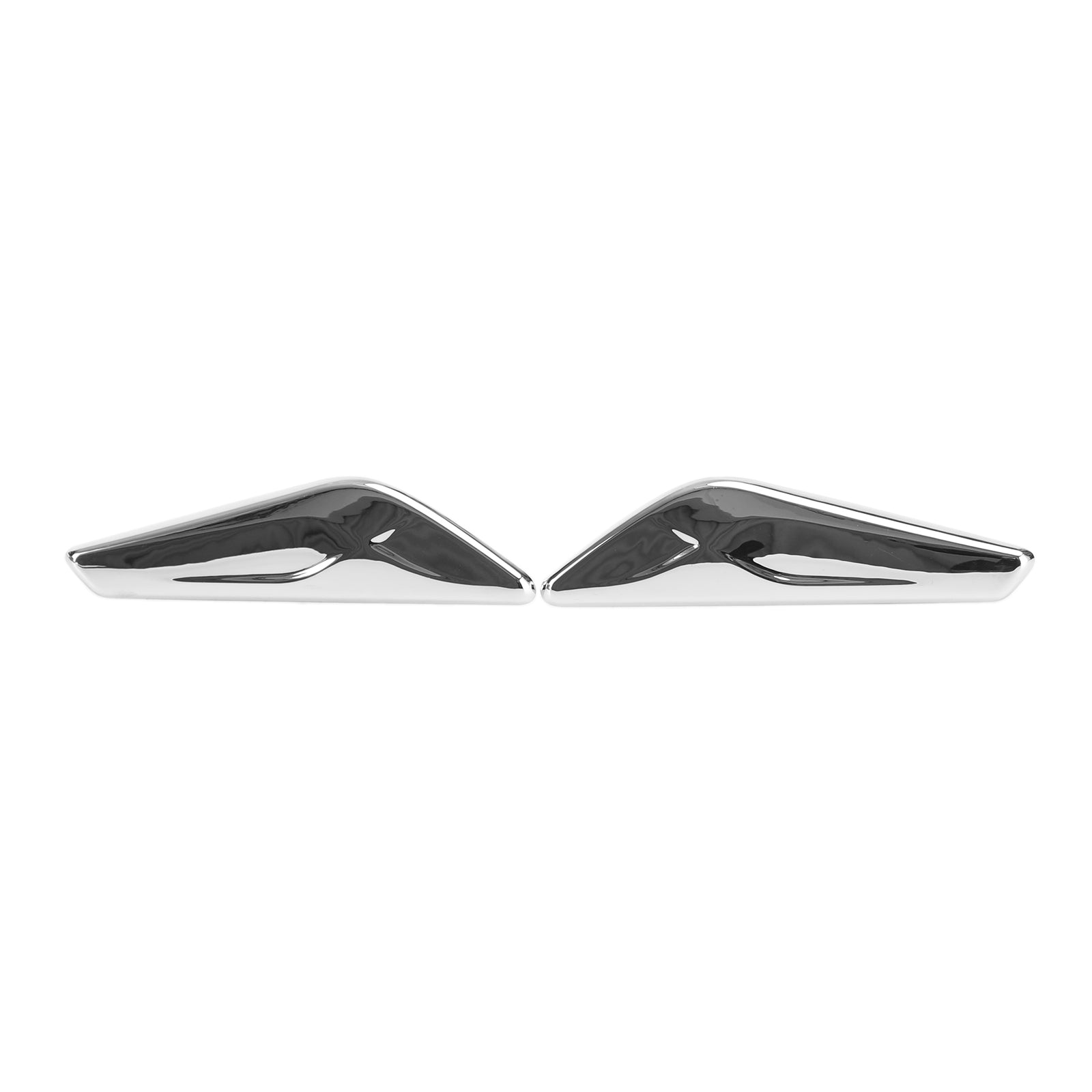 BMW F25 F26 X3 Pair Chrome Front Side Fender Trim Finisher 51117338569/570 Generic