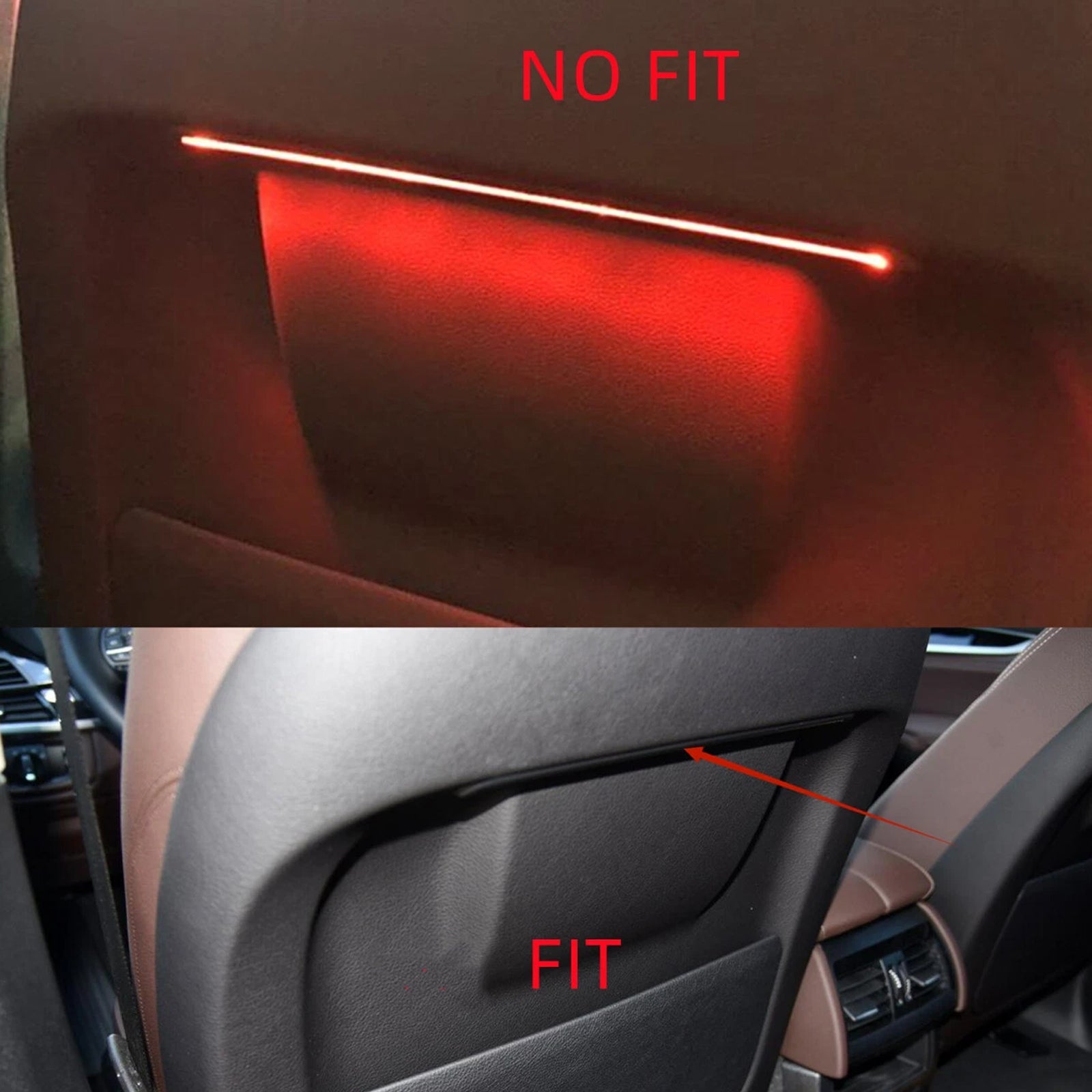 2015-2018 (After June 2015) BMW X6 F16 Front Seat Back Panel Cover 52107319047