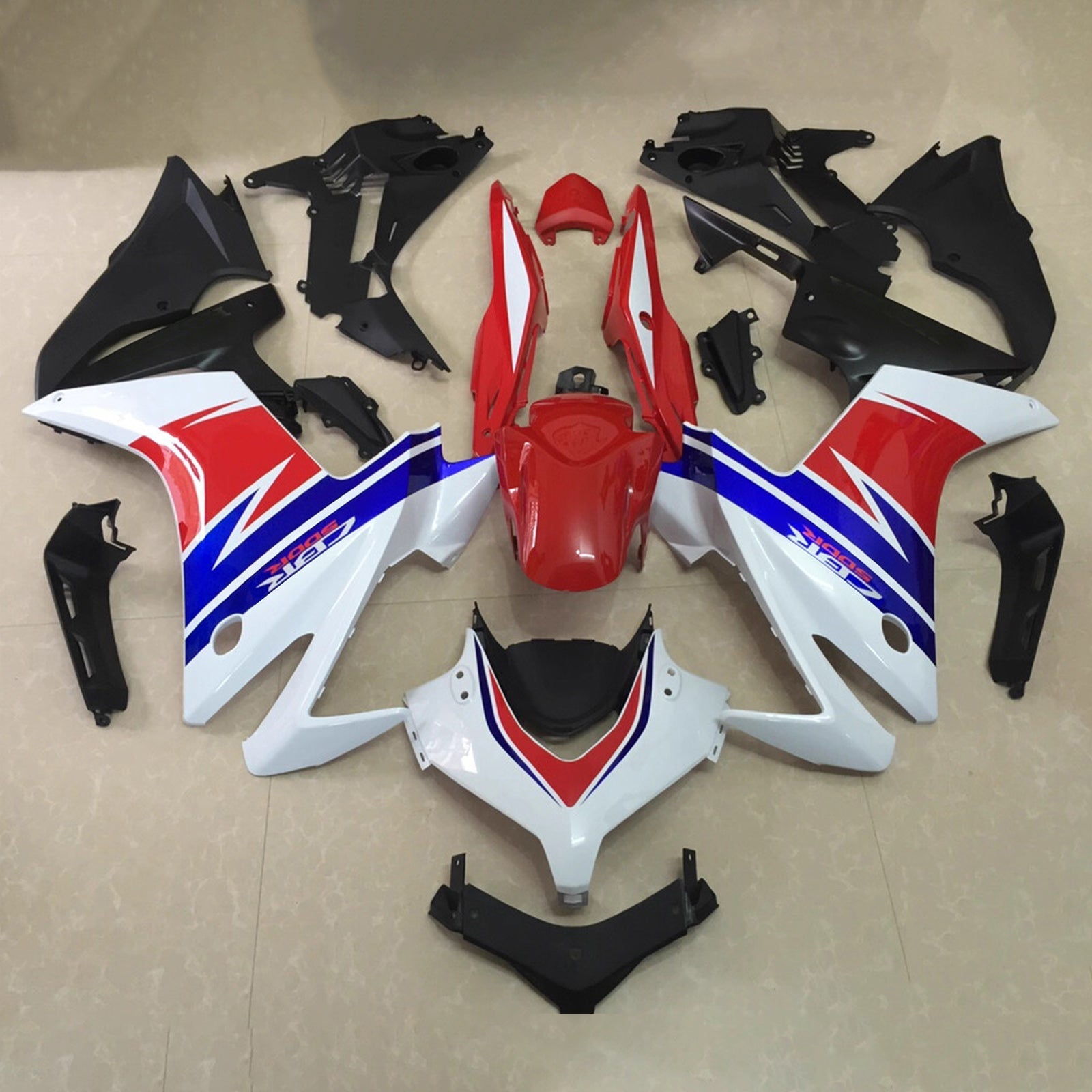 Injection Fairing Kit Bodywork Plastic ABS For Honda CBR500R 2013-2015