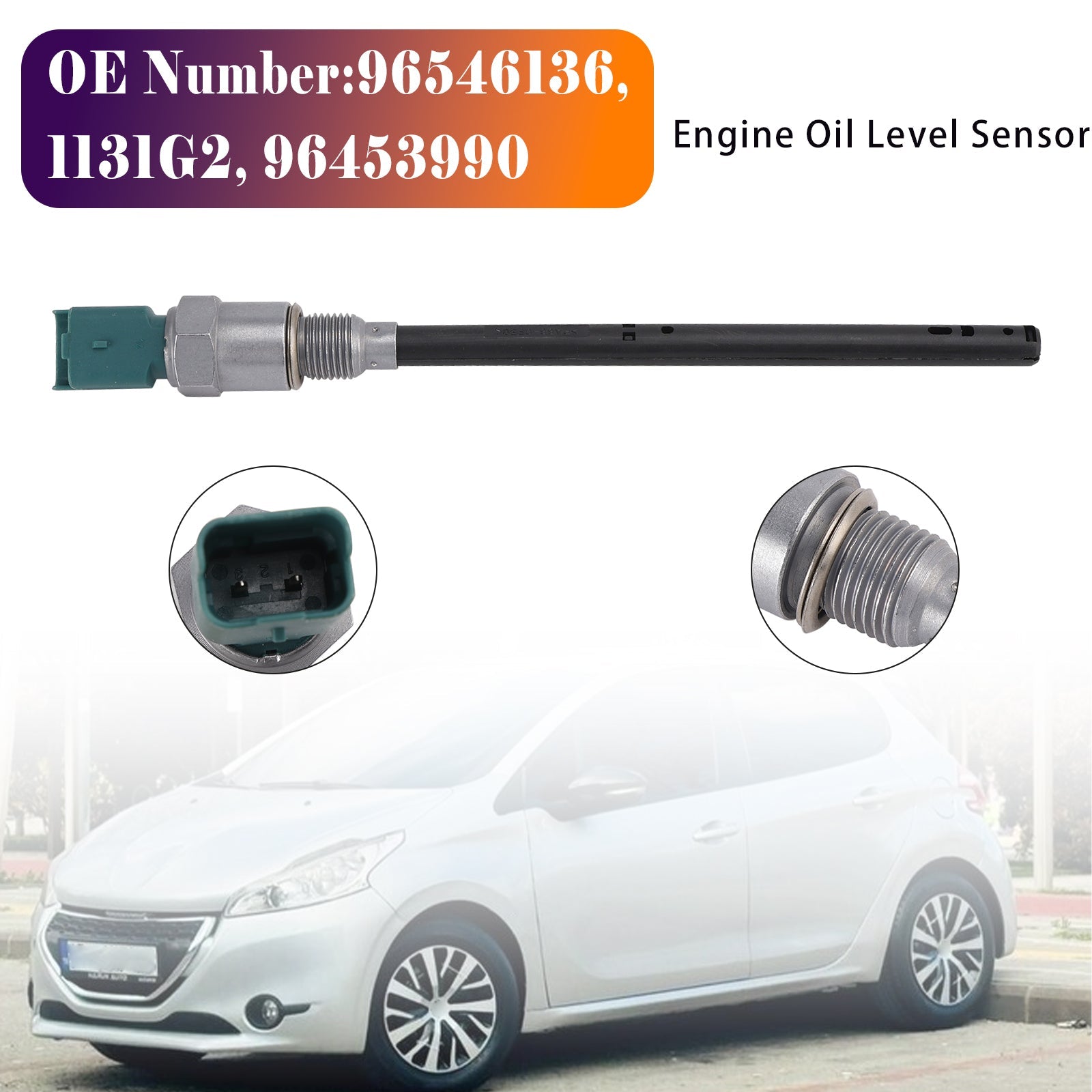Engine Oil Level Sensor 96546136 For Peugeot 207 308 5008 Expert Partner