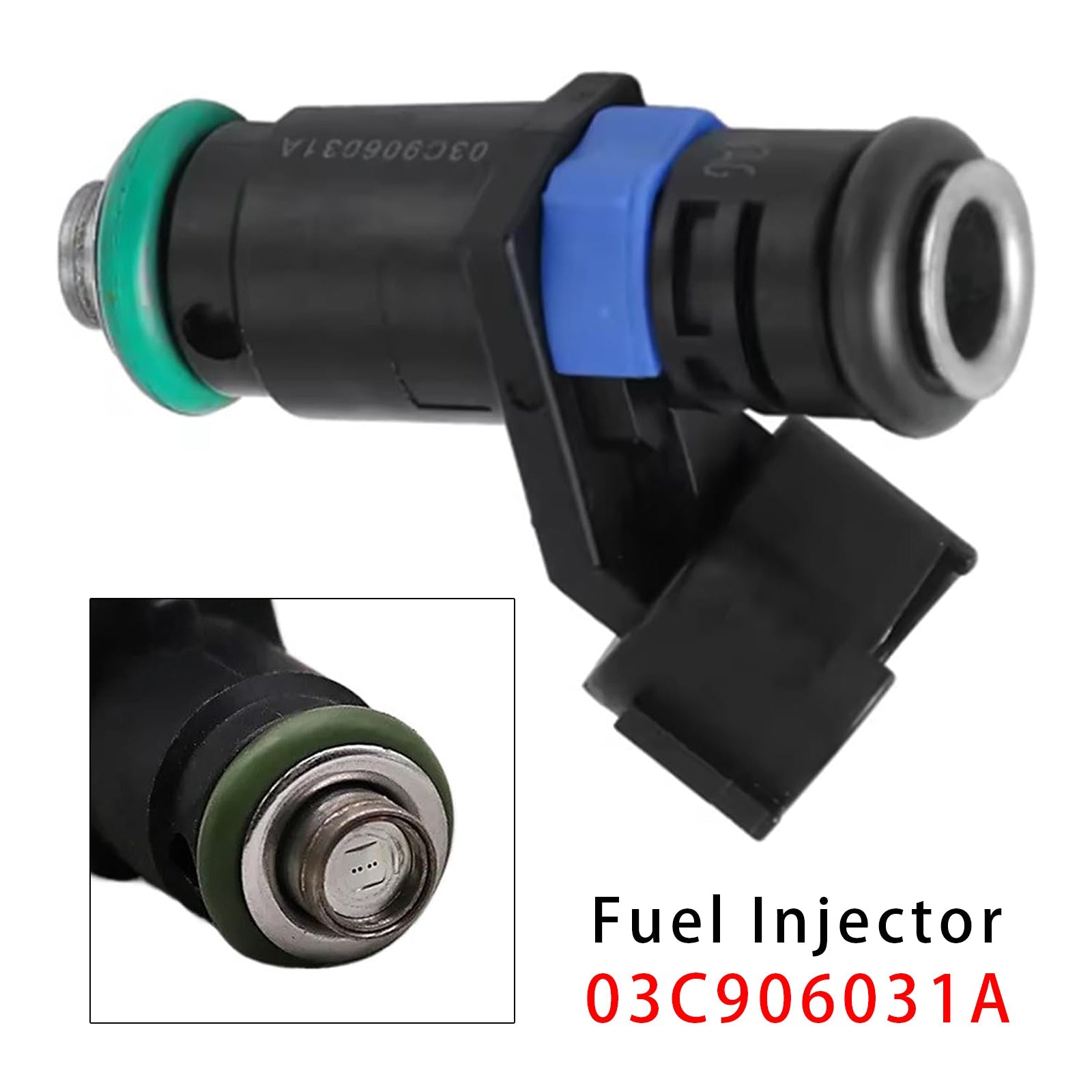 1Pcs Fuel Injector For Skoda Fabia Seat Ibiza VW Jetta Polo 1.6 03C906031A