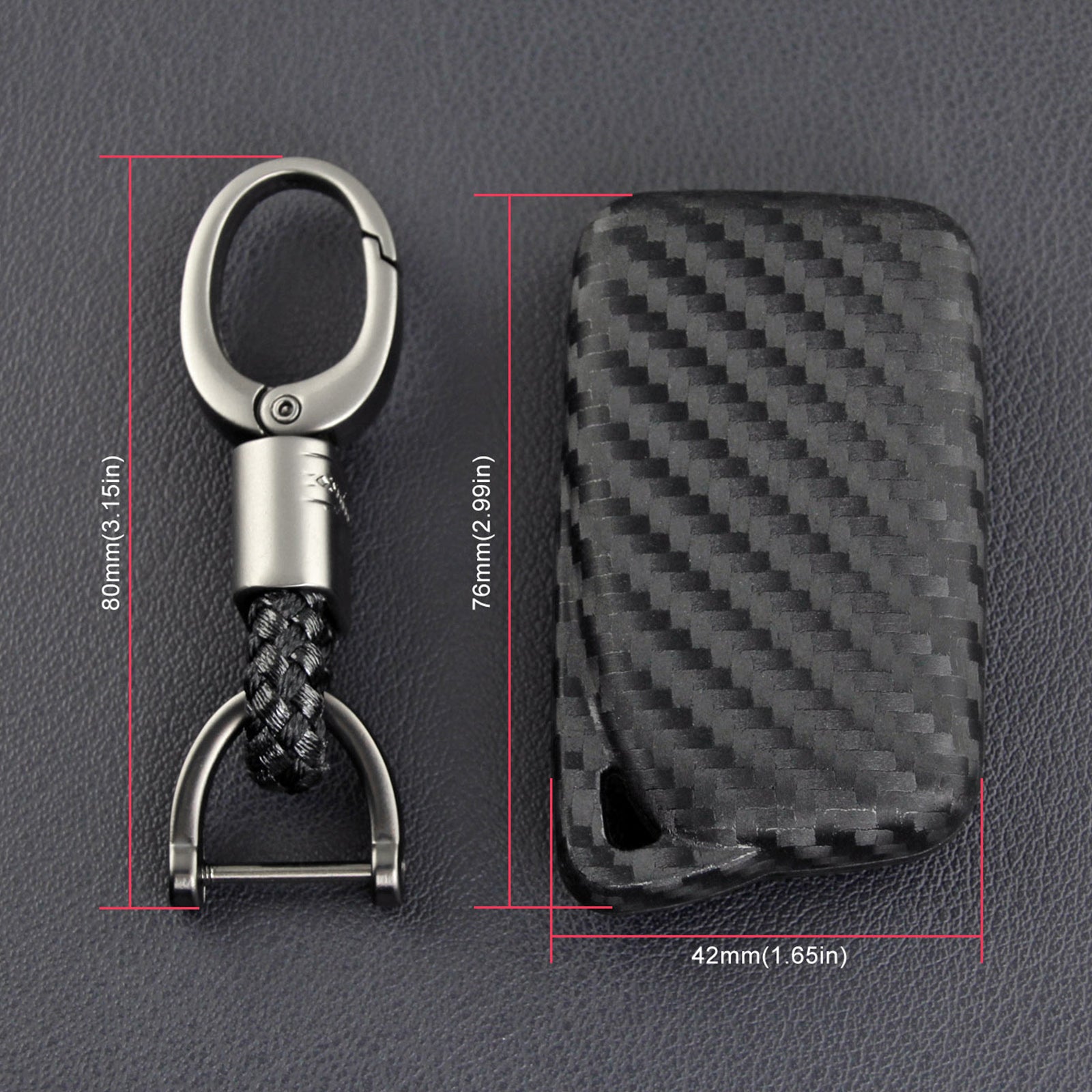 Leather Silicone Car Key Case Cover With Buckle For Lexus