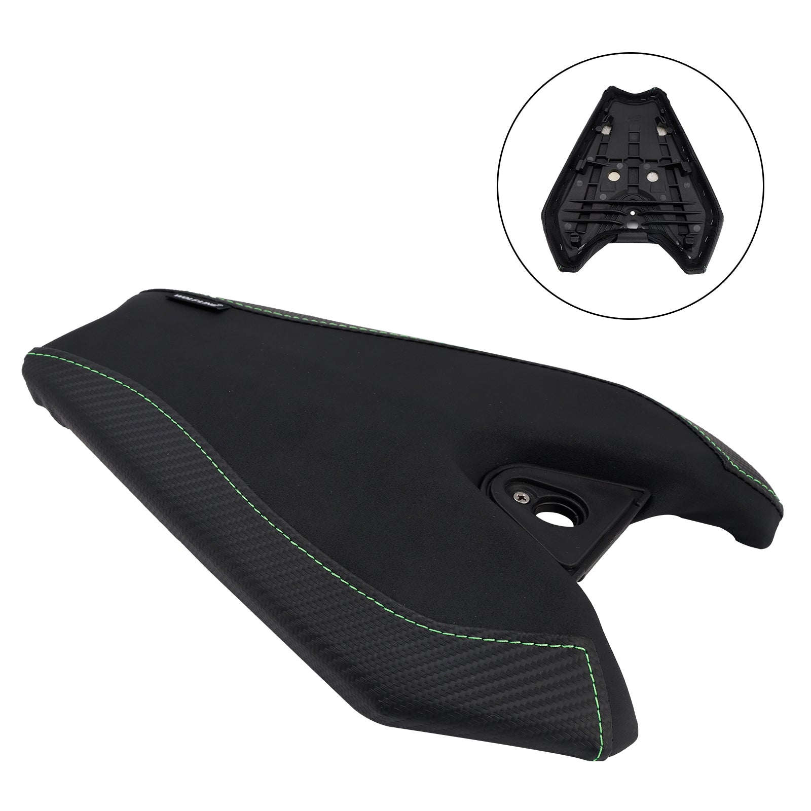 2014-2025 For Kawasaki Z1000 Rear Passenger Seat Cushion Pillion Flat Green2 24 Red