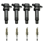 2012-2016 Kia Rio 1.6L L4 Ignition Coil +Spark Plug UF636 4Pcs