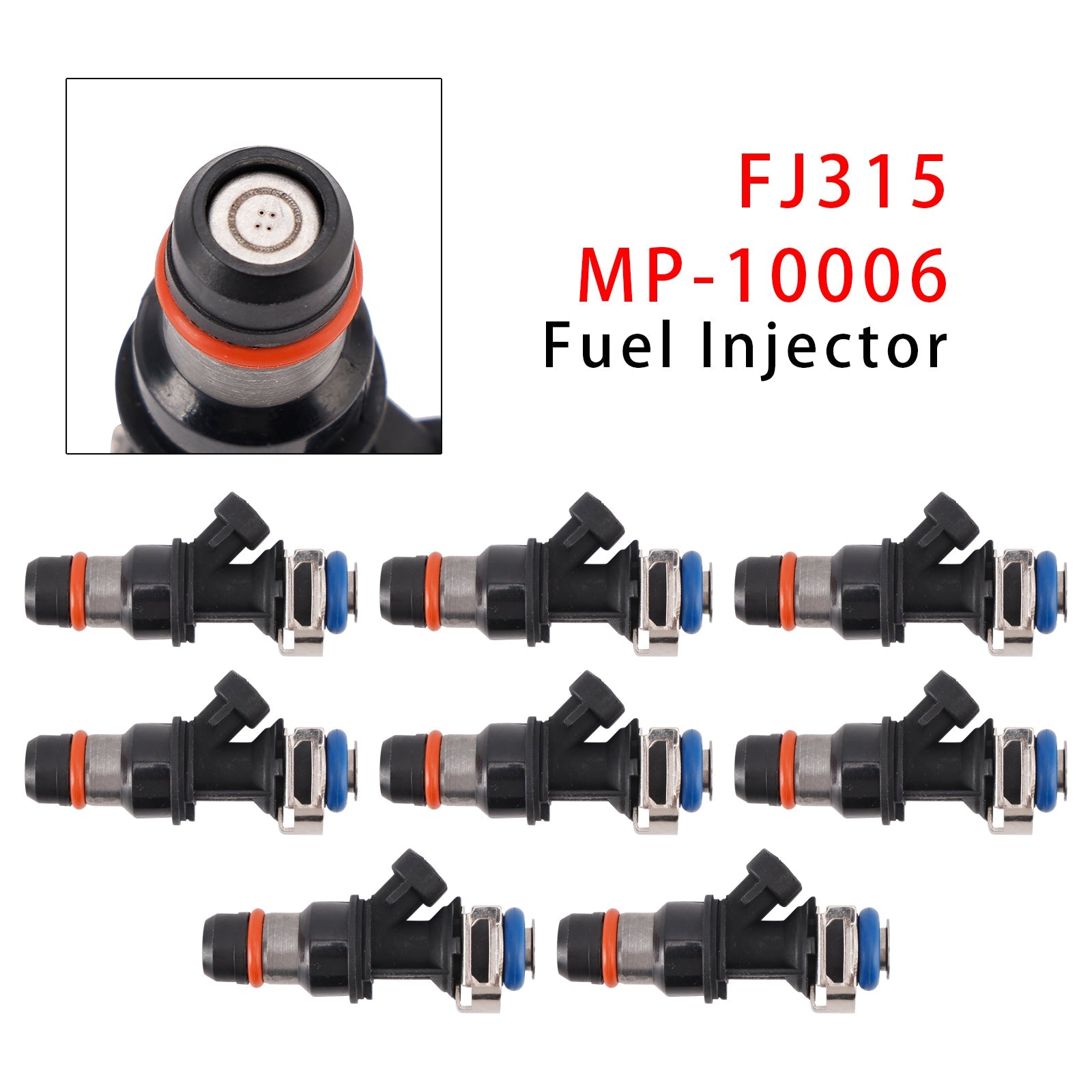 8Pcs Fuel Injector For Chevrolet GMC Buick Cadillac Hummer H2 Isuzu NPR FJ315