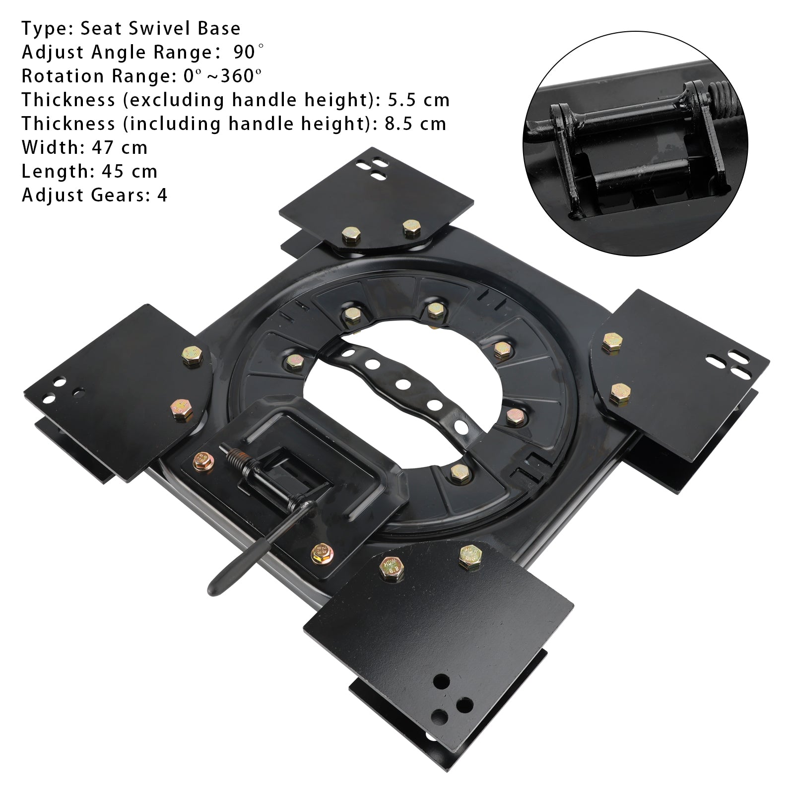 2014-2020 Ford Transit: Seat Swivel Base Turntable Rotatable