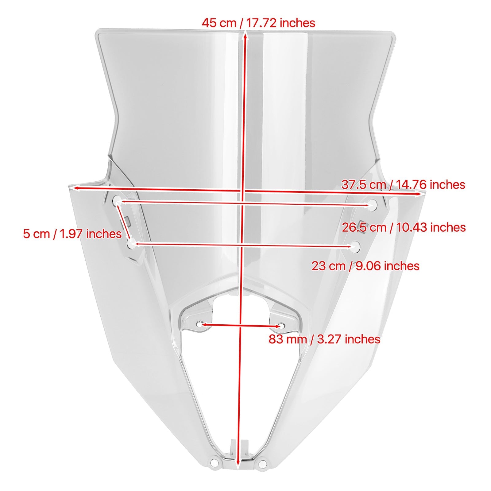 2020-2022 Kawasaki NINJA 650 ER6F Windshield Windscreen Protector
