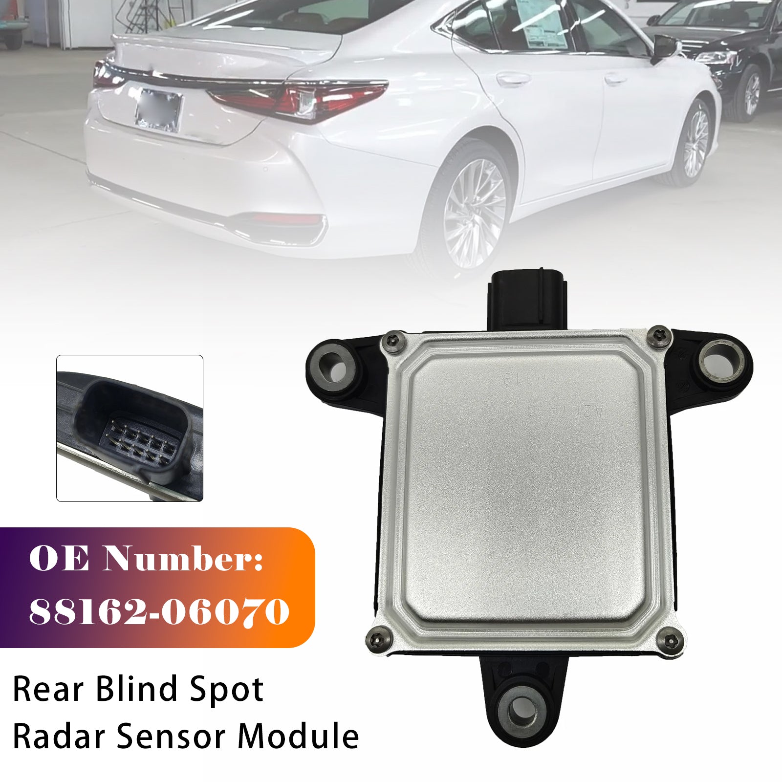 2021-2025 For Lexus ES250 ES300h Rear Blind Spot Radar Sensor Module 88162-06070