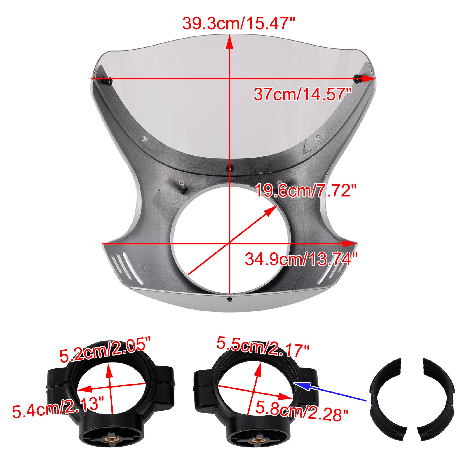 2014-2024 for BMW R NINE T Windshield WindScreen