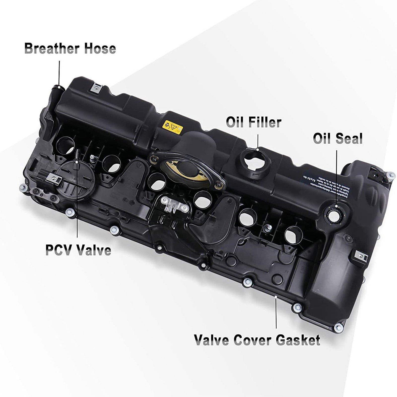 2009-2013 BMW 328i xDrive L6 3.0L DOHC Petrol Valve Cover w/ Gasket Bolts 11127552281 URO011833