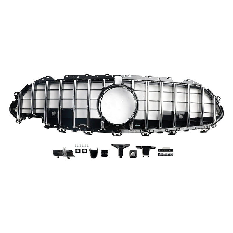 2018 2019 2020 2021 2022 2023 2024 Mercedes CLS C257 W257 Coupe Chrome Front Bumper Grille Grill
