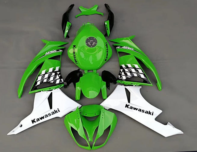 2009-2012 Kawasaki ZX6R 636 Fairing Kit Bodywork Plastic ABS