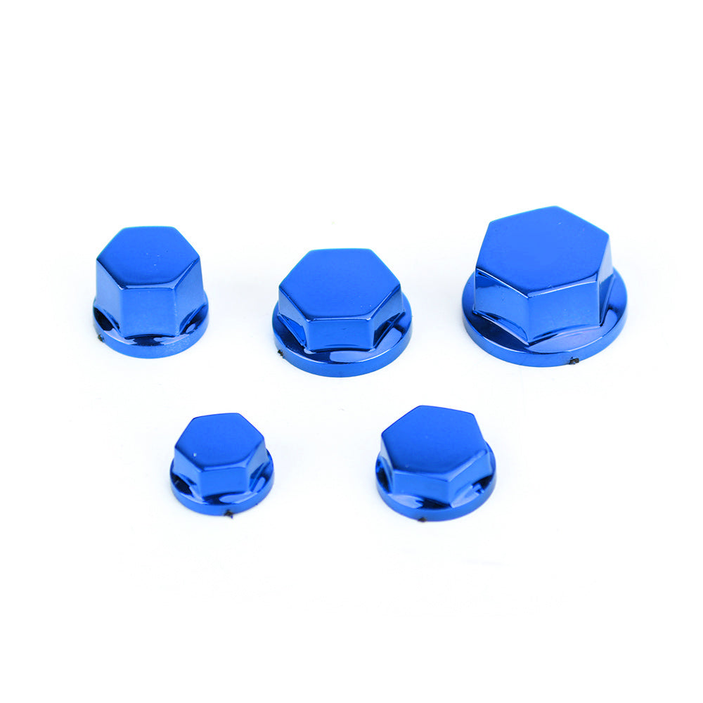 30 Screw Cap Cover Hexagon Socket For Suzuki Motorcycle Moped Scooter Blue