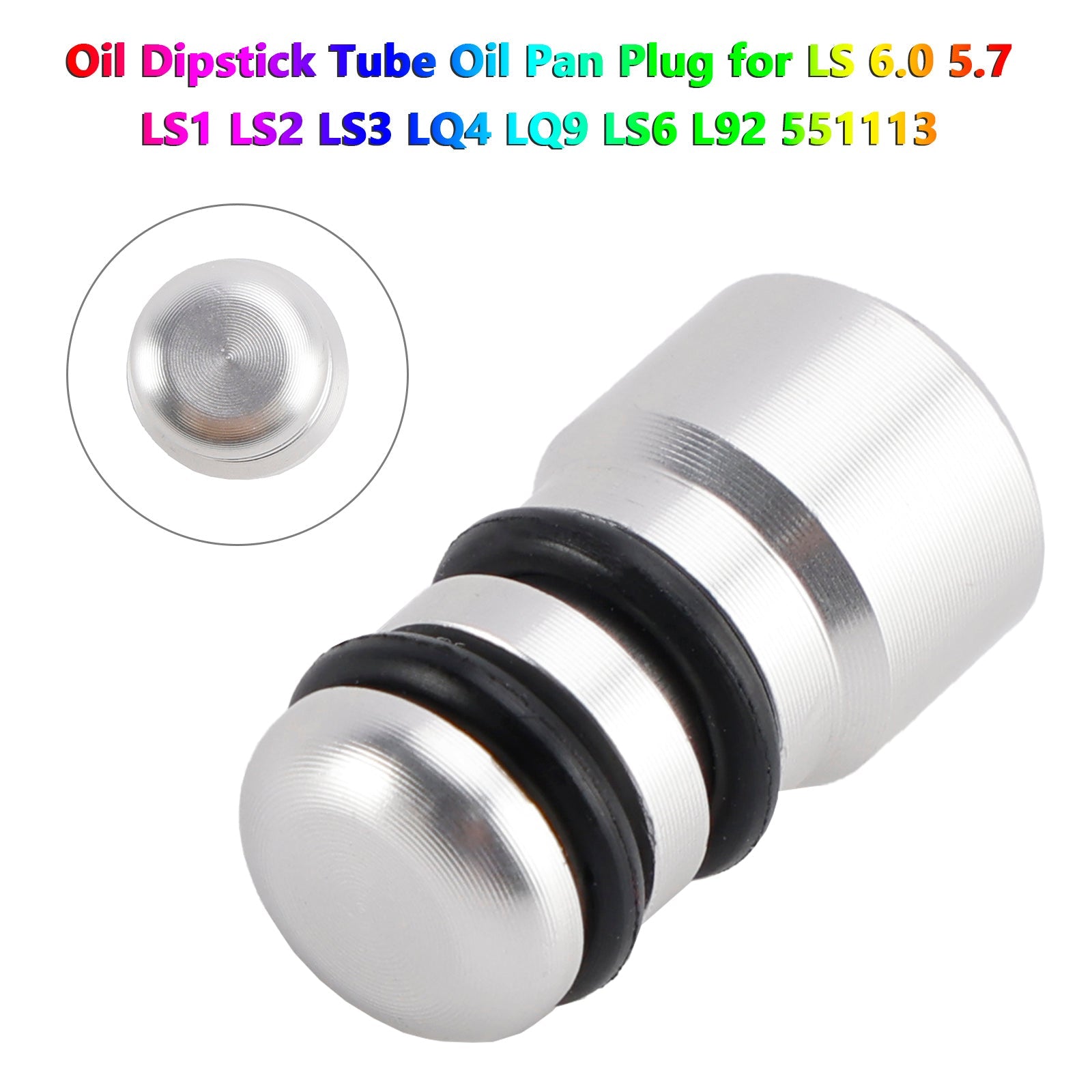 Oil Dipstick Tube Oil Pan Plug for LS 6.0 5.7 LS1 LS2 LS3 LQ4 LQ9 LS6 L92 551113
