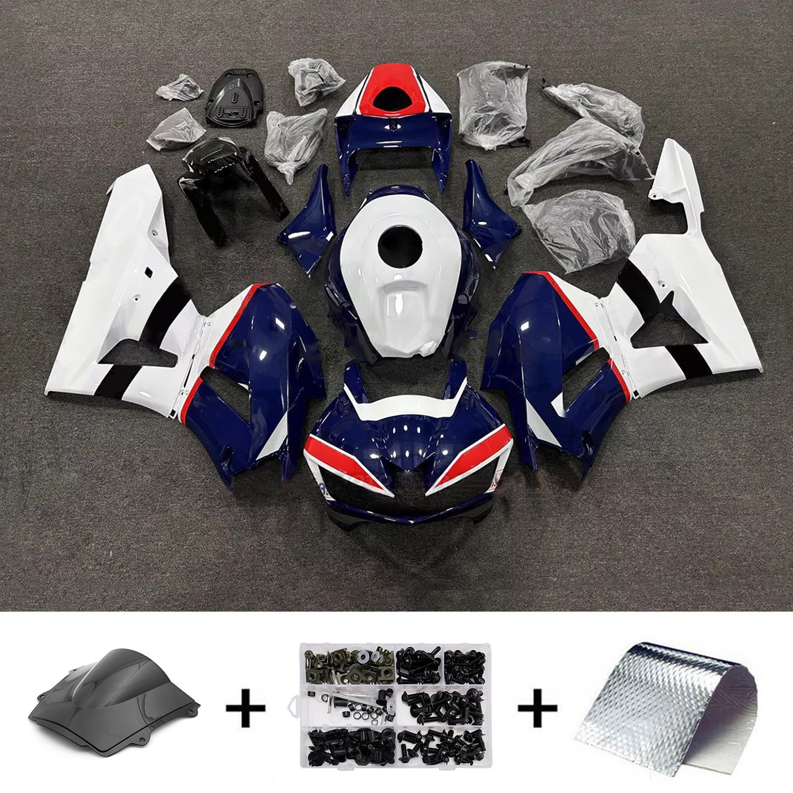 Injection Fairing Kit Bodywork Plastic ABS For Honda CBR600RR 2013-2025 F5