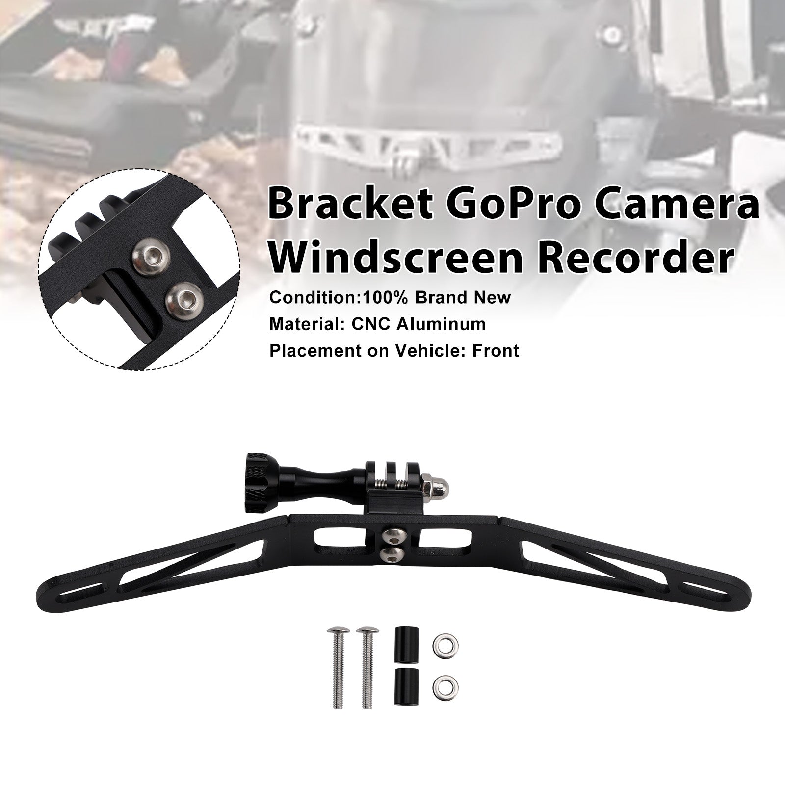 Bracket GoPro Camera Windscreen For BMW R1300GS S1000XR F900XR F850GS