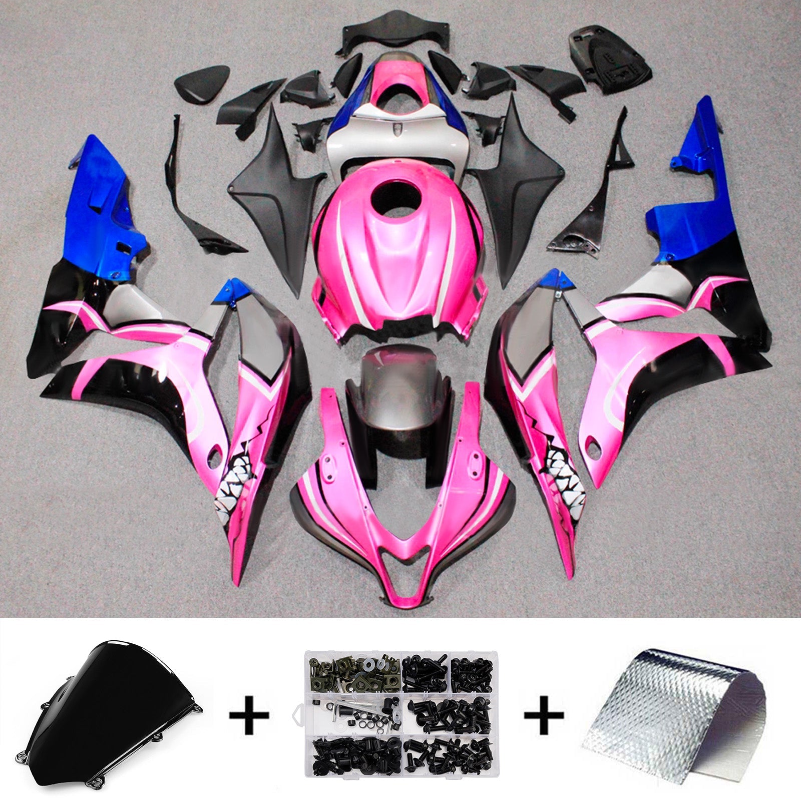 Injection Fairing Kit Bodywork Plastic ABS For Honda CBR600RR 2007-2008 F5
