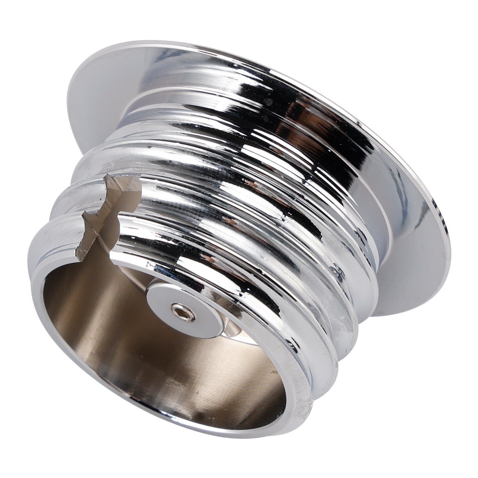 Chrome Billet Aluminum Pop Up Screw In Gas Cap For Sportster Softail Dyna 82-19