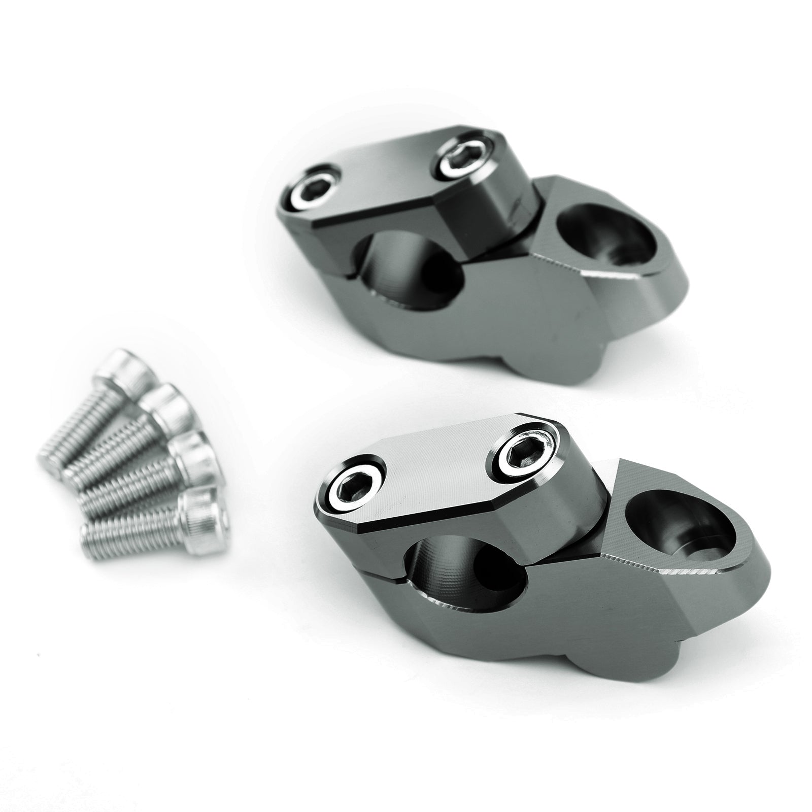 Billet Aluminum 7/8" Handlebar Risers Extensions Kit 22mm For Yamaha For Honda For Ducati For KTM For Kawasaki For Suzuki Generic
