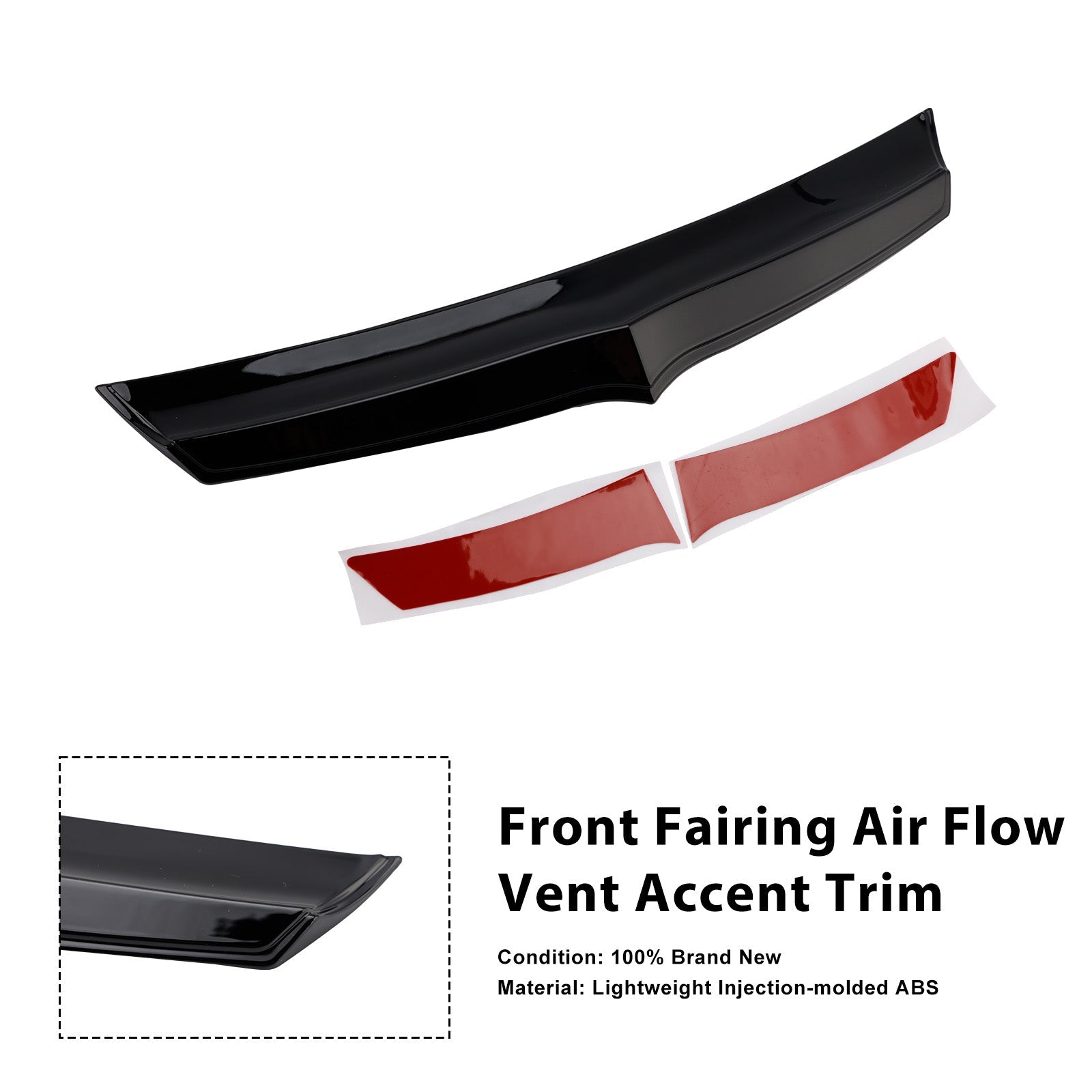 Front Fairing Air Flow Vent Accent Trim For Road Glide FLTRX 2015-Up